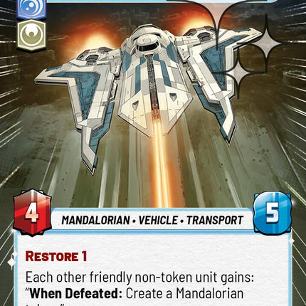 Bo-Katan's Gauntlet - Reinforce from Above (565) (Hyperspace Foil) (565) [Ashes of the Empire]