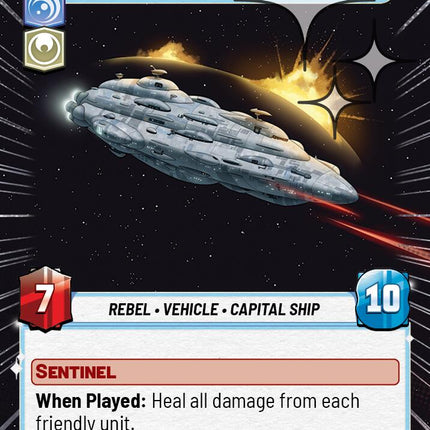 Home One - Heart of the Fleet (567) (Hyperspace Foil) (567) [Ashes of the Empire]