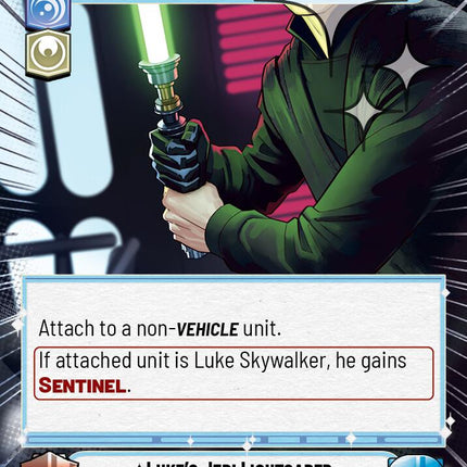 Luke's Jedi Lightsaber - Constructed by Hand (568) (Hyperspace Foil) (568) [Ashes of the Empire]