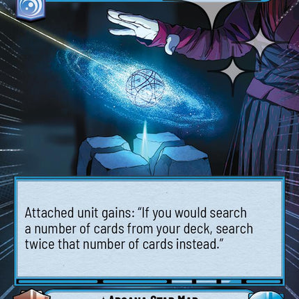 Arcana Star Map - Path to Peridea (586) (Hyperspace Foil) (586) [Ashes of the Empire]