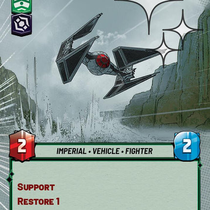 Remnant Interceptor (597) (Hyperspace Foil) (597) [Ashes of the Empire]