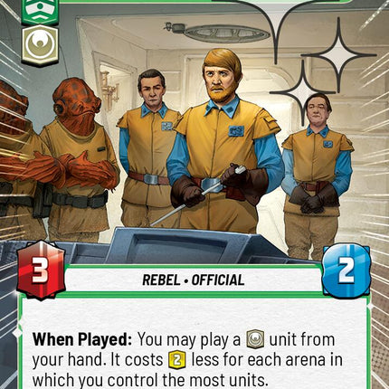 Crix Madine - Strike Team Strategist (610) (Hyperspace Foil) (610) [Ashes of the Empire]