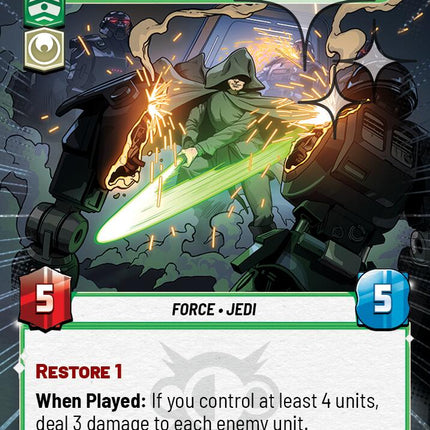 Luke Skywalker - Answering the Call (614) (Hyperspace Foil) (614) [Ashes of the Empire]