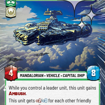 Mandalorian Flagship - Captured from the Empire (615) (Hyperspace Foil) (615) [Ashes of the Empire]