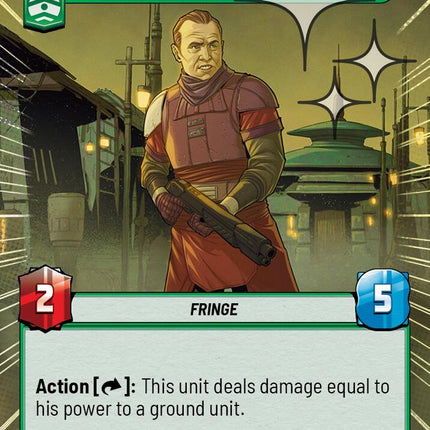 Lang - Arrogant Mercenary (625) (Hyperspace Foil) (625) [Ashes of the Empire]
