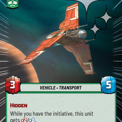 Stolen Eta Shuttle (627) (Hyperspace Foil) (627) [Ashes of the Empire]