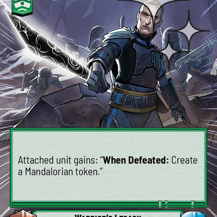 Warrior's Legacy (636) (Hyperspace Foil) (636) [Ashes of the Empire]
