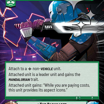 The Darksaber - Icon of Leadership (637) (Hyperspace Foil) (637) [Ashes of the Empire]