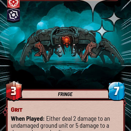 The Cyborg Mech - Mysterious Threat (649) (Hyperspace Foil) (649) [Ashes of the Empire]