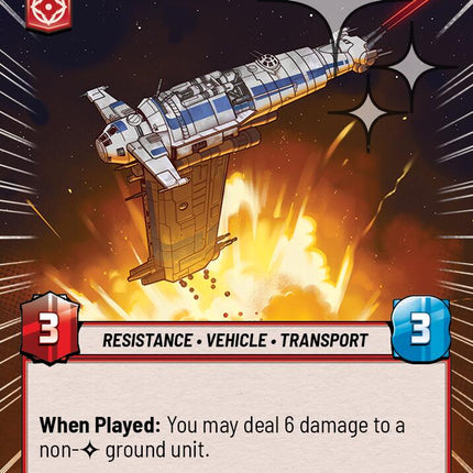 StarFortress Heavy Bomber (676) (Hyperspace Foil) (676) [Ashes of the Empire]