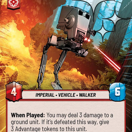Imposing Scout Walker (678) (Hyperspace Foil) (678) [Ashes of the Empire]