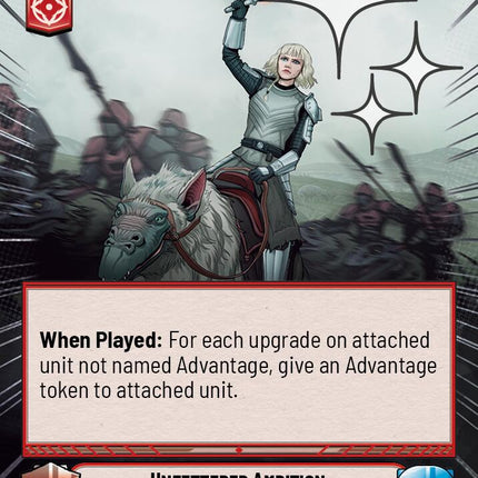 Unfettered Ambition (684) (Hyperspace Foil) (684) [Ashes of the Empire]
