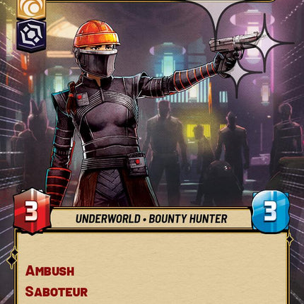 Fennec Shand - The Galaxy Is Dangerous (694) (Hyperspace Foil) (694) [Ashes of the Empire]