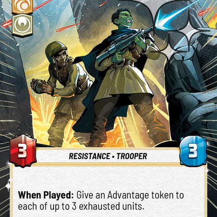 Inspiring Veteran (707) (Hyperspace Foil) (707) [Ashes of the Empire]