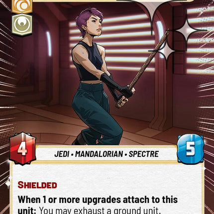 Sabine Wren - I Learned the Hard Way (710) (Hyperspace Foil) (710) [Ashes of the Empire]