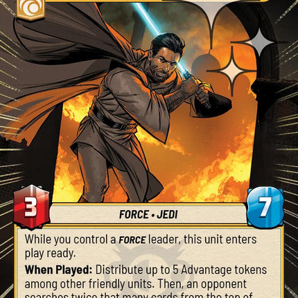 Elzar Mann - Haunted by a Vision (726) (Hyperspace Foil) (726) [Ashes of the Empire]