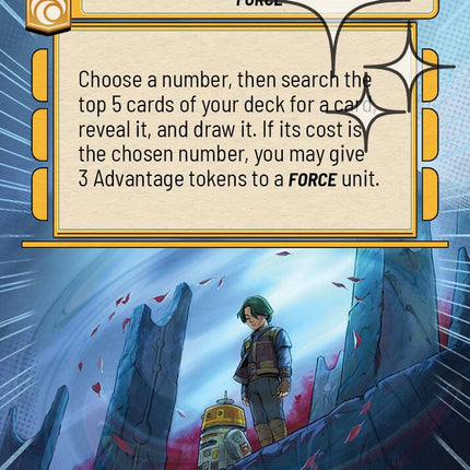 Sense Through the Force (737) (Hyperspace Foil) (737) [Ashes of the Empire]