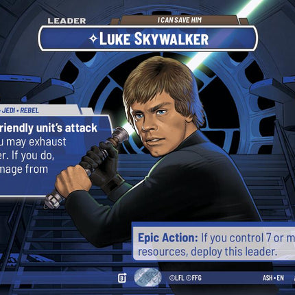 Luke Skywalker - I Can Save Him (771) (Showcase) (771) [Ashes of the Empire]