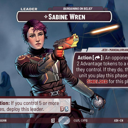 Sabine Wren - Bargaining on Belief (772) (Showcase) (772) [Ashes of the Empire]