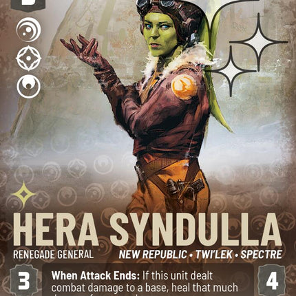 Hera Syndulla - Renegade General (834) (Prestige Foil) (834) [Ashes of the Empire]