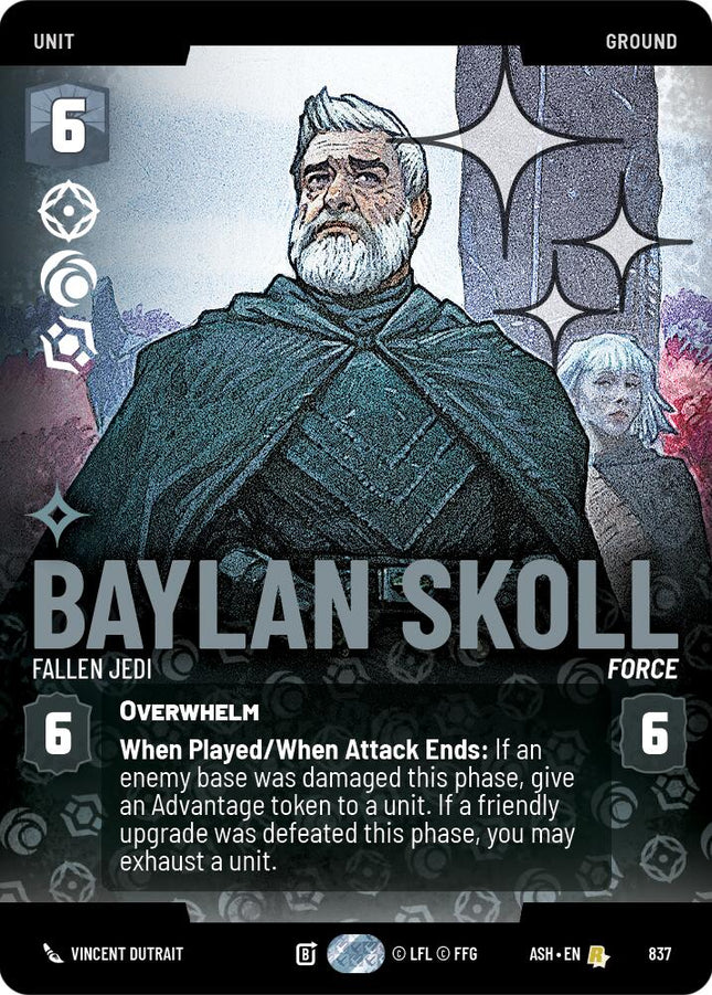 Baylan Skoll - Fallen Jedi (837) (Prestige Foil) (837) [Ashes of the Empire]
