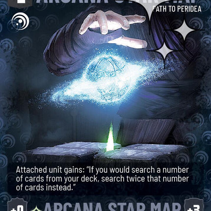Arcana Star Map - Path to Peridea (845) (Prestige Foil) (845) [Ashes of the Empire]