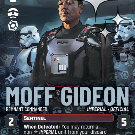Moff Gideon - Remnant Commander (846) (Prestige Foil) (846) [Ashes of the Empire]