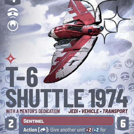 T-6 Shuttle 1974 - With a Mentor's Dedication (847) (Prestige Foil) (847) [Ashes of the Empire]