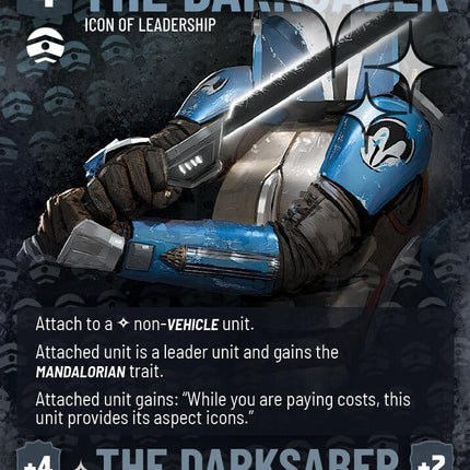 The Darksaber - Icon of Leadership (850) (Prestige Foil) (850) [Ashes of the Empire]