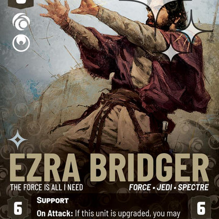 Ezra Bridger - The Force is All I Need (859) (Prestige Foil) (859) [Ashes of the Empire]