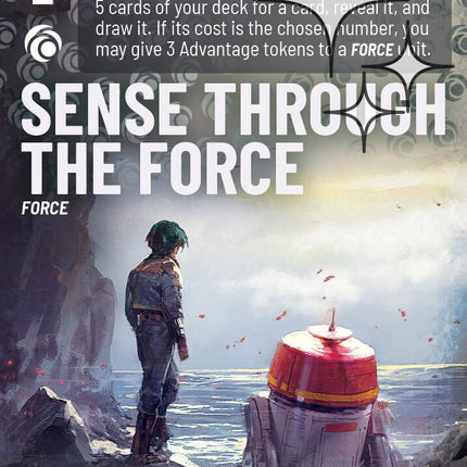 Sense Through the Force (860) (Prestige Foil) (860) [Ashes of the Empire]