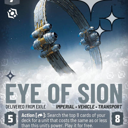 Eye of Sion - Delivered from Exile (862) (Prestige Foil) (862) [Ashes of the Empire]