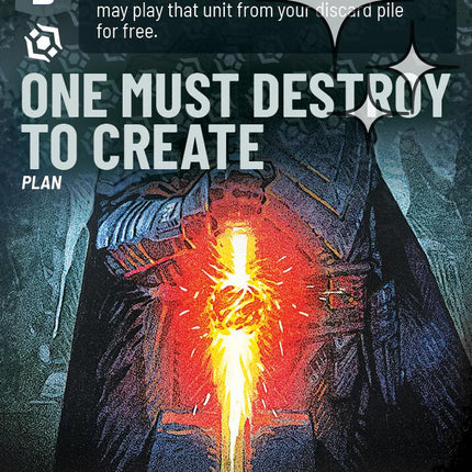 One Must Destroy to Create (863) (Prestige Foil) (863) [Ashes of the Empire]