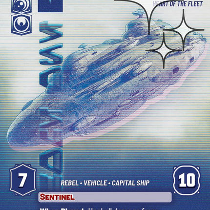 Home One - Heart of the Fleet (867) (Prestige Foil) (867) [Ashes of the Empire]