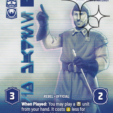 Crix Madine - Strike Team Strategist (868) (Prestige Foil) (868) [Ashes of the Empire]