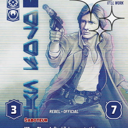 Han Solo - It'll Work (870) (Prestige Foil) (870) [Ashes of the Empire]
