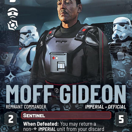 Moff Gideon - Remnant Commander (893) (Serialized) (893) [Ashes of the Empire]