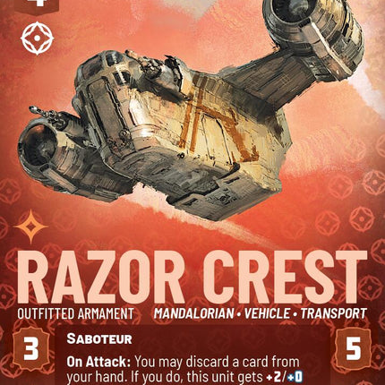 Razor Crest - Outfitted Armament (899) (Serialized) (899) [Ashes of the Empire]