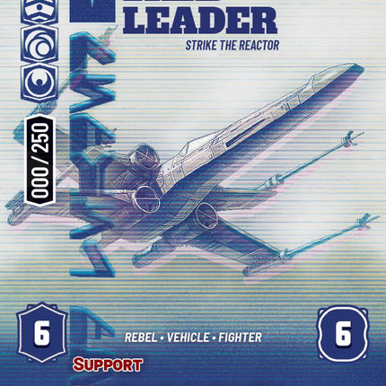 Red Leader - Strike the Reactor (912) (Serialized) (912) [Ashes of the Empire]