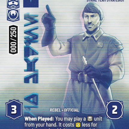 Crix Madine - Strike Team Strategist (915) (Serialized) (915) [Ashes of the Empire]