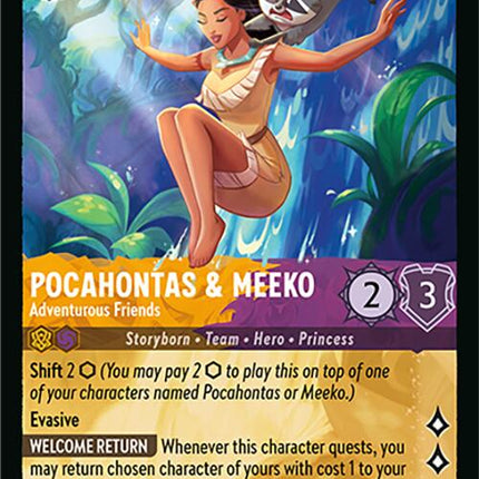 Pocahontas & Meeko - Adventurous Friends (27/207) [Attack of the Vine!]