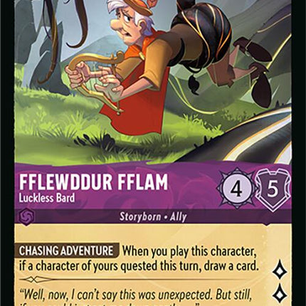 Fflewddur Fflam - Luckless Bard (38/207) [Attack of the Vine!]