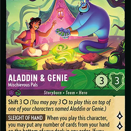 Aladdin & Genie - Mischievous Pals (59/207) [Attack of the Vine!]