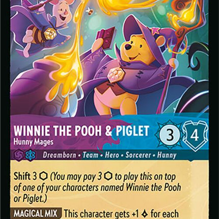Winnie the Pooh & Piglet - Hunny Mages (62/207) [Attack of the Vine!]