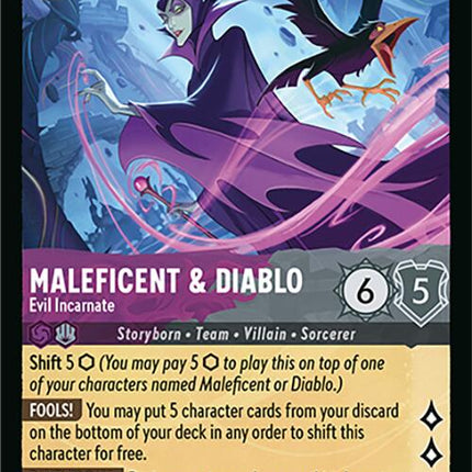 Maleficent & Diablo - Evil Incarnate (63/207) [Attack of the Vine!]