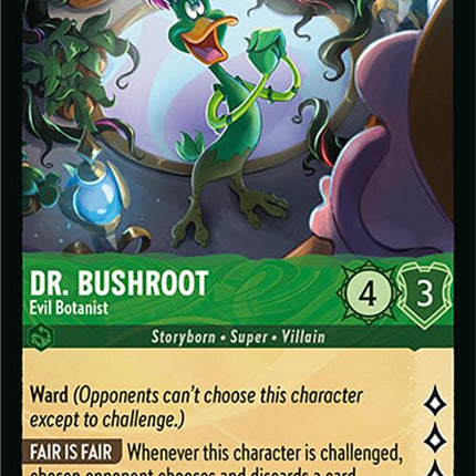 Dr. Bushroot - Evil Botanist (92/207) [Attack of the Vine!]