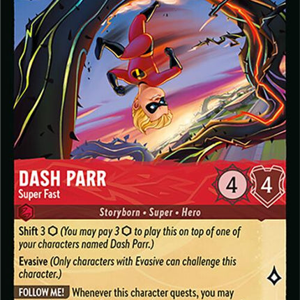 Dash Parr - Super Fast (109/207) [Attack of the Vine!]