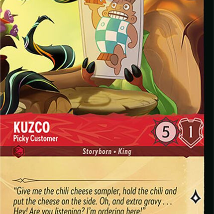 Kuzco - Picky Customer (Foil) (111/204) [Attack of the Vine!]