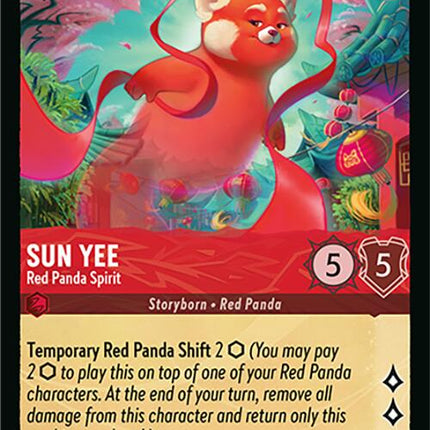 Sun Yee - Red Panda Spirit (119/207) [Attack of the Vine!]