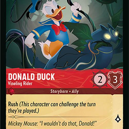 Donald Duck - Vineling Rider (124/207) [Attack of the Vine!]